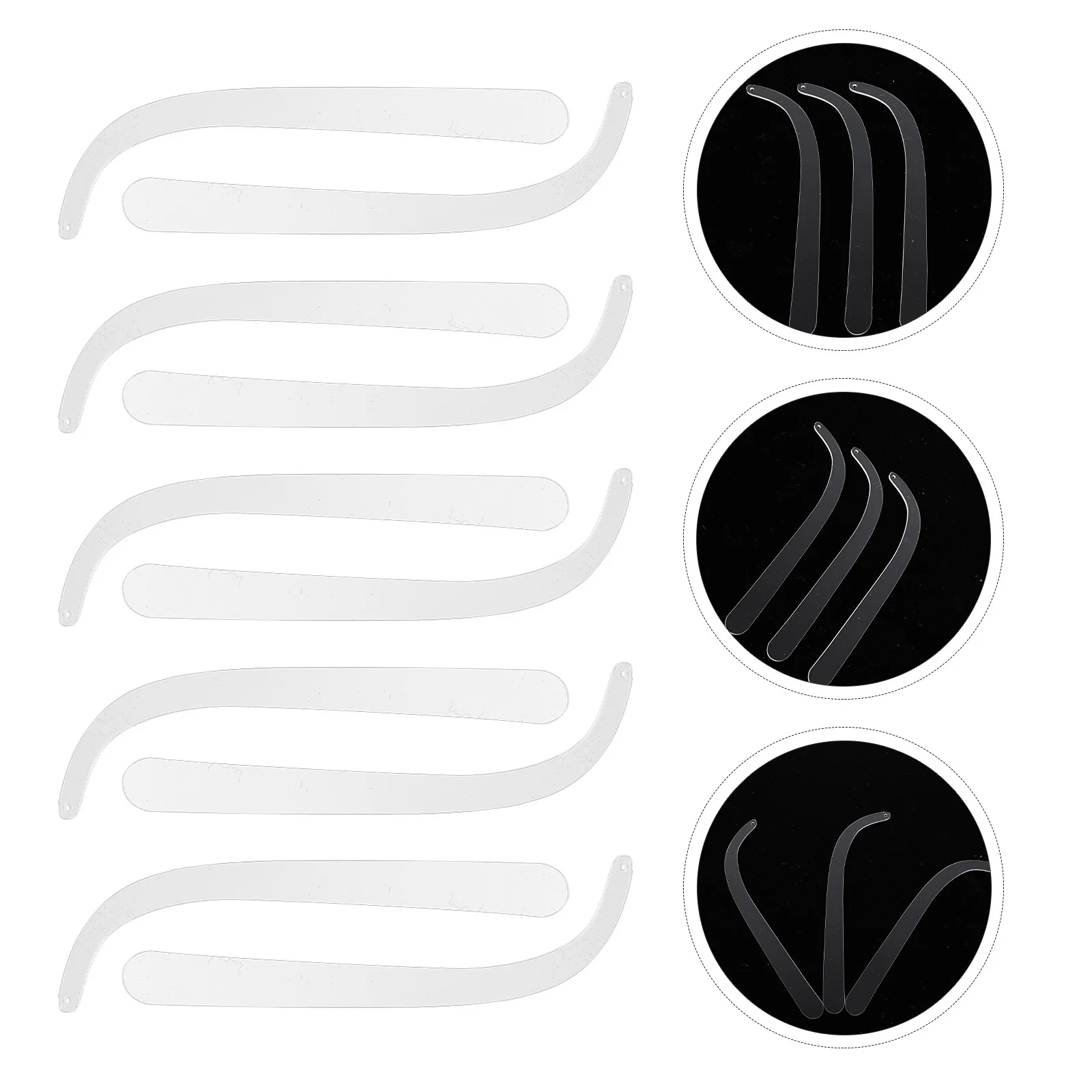 

10 шт., прозрачные серьги-карандаши, тонкое мастерство, акриловая опора для дисплея для ювелирного магазина, легко припробуваемая