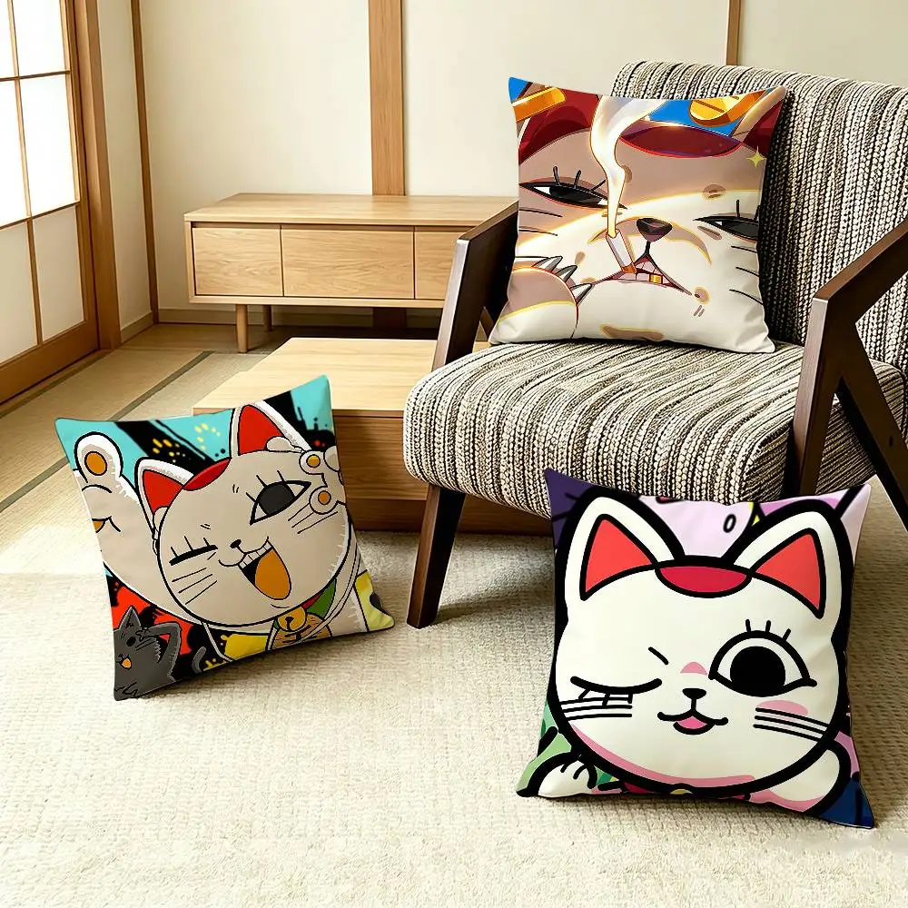 CUTE D-Dandadan T-Turbo G-Granny   Pillow Case Pattern Printed Pillowcase For Living Room Sofa Cushion Cover
