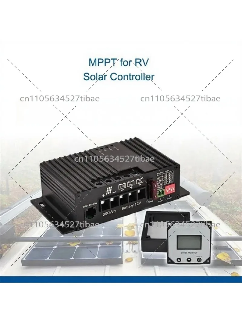 MPPT Solar Charge Controller 12V 24V  Regulator Bluetooth APP Smart Charging for Solar Panel System