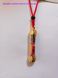 2026 Thailand Tibet Buddhist pocket efficacious Shurangama Mantra scripture gemston Amulet Pendant safety good luck Buddhist