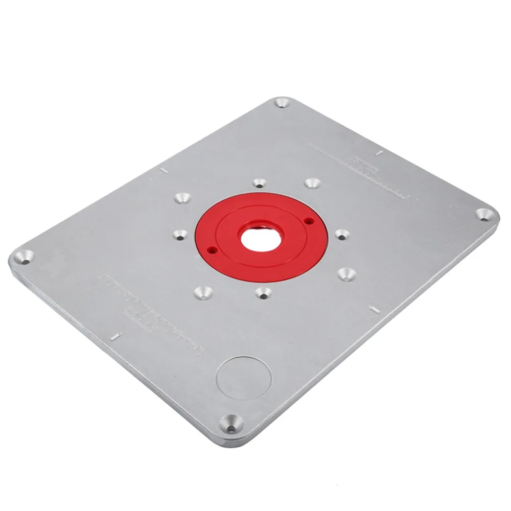 Fixed dimension size Router Inverted Plate Flat board structure Multi-hole reserved design Woodworking Insert Plate