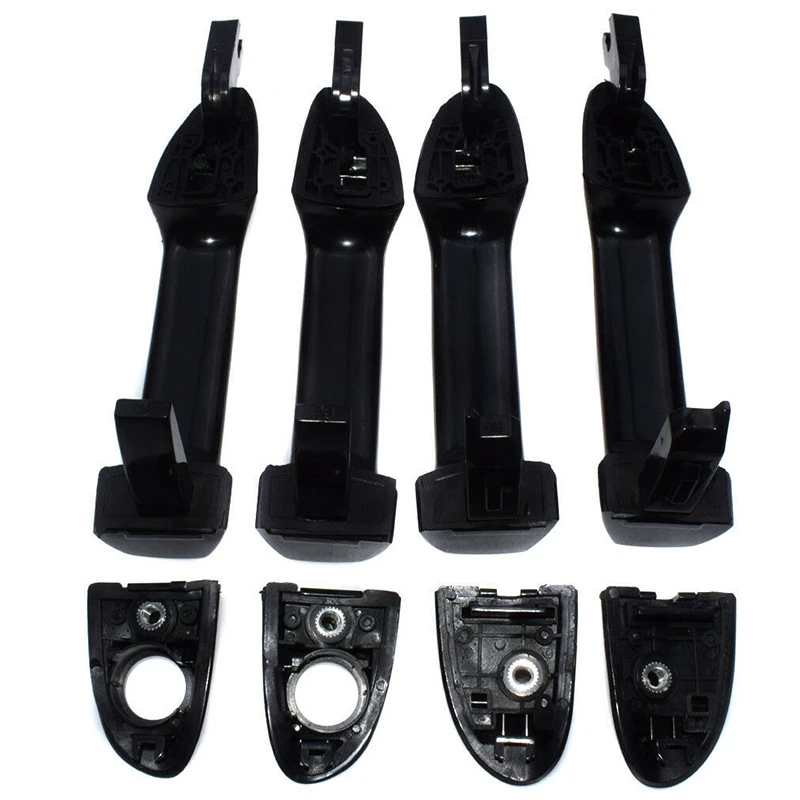 4 Pcs Front Rear Left Right Outside Door Handle for Kia Spectra Spectra5 Cerato 04-09 82650-2F000 83650-2F000