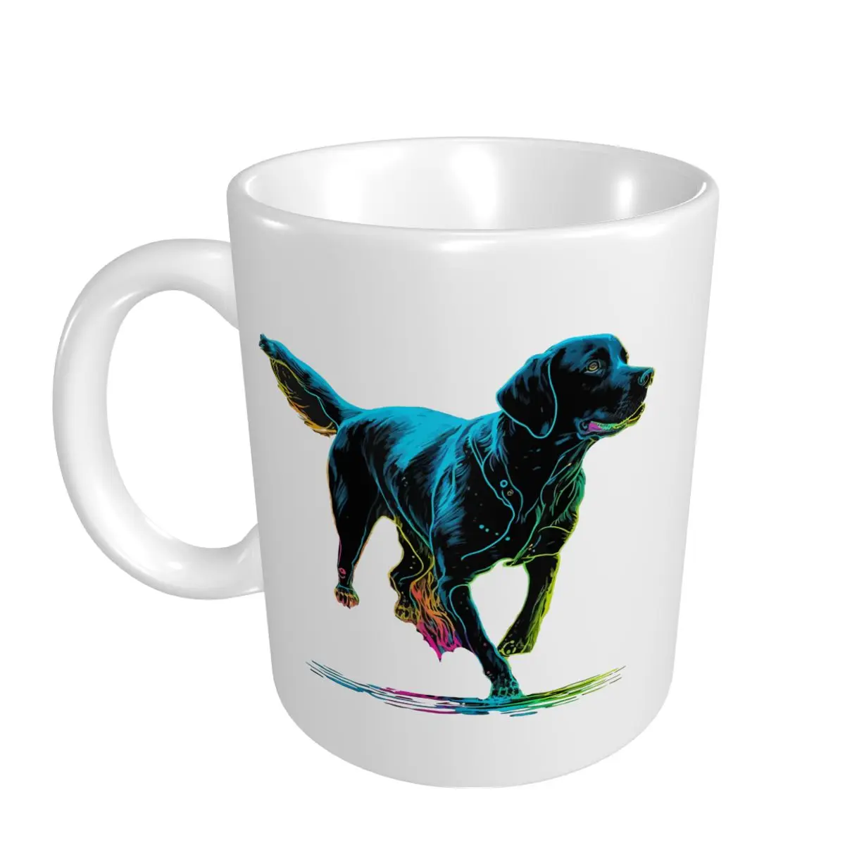 Mark Cup Mug Black Lab Labrador Retriever Puppy Dog Mom Animal Coffee Mugs Tea Milk Water Cup Travel Mugs For Office Home