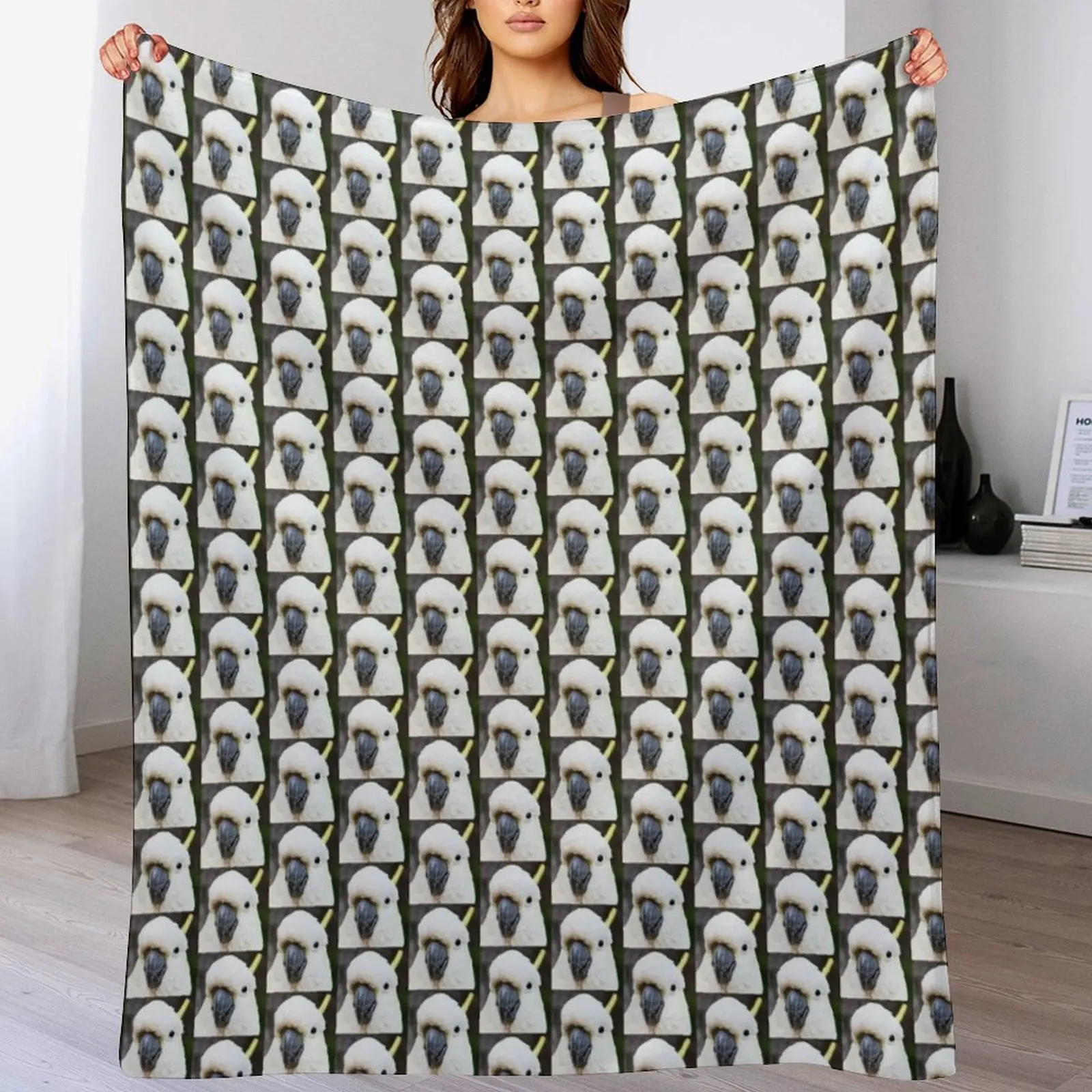 

Cocky got his eye on you! Throw Blanket All Season Lightweight Soft Blanket for Bed