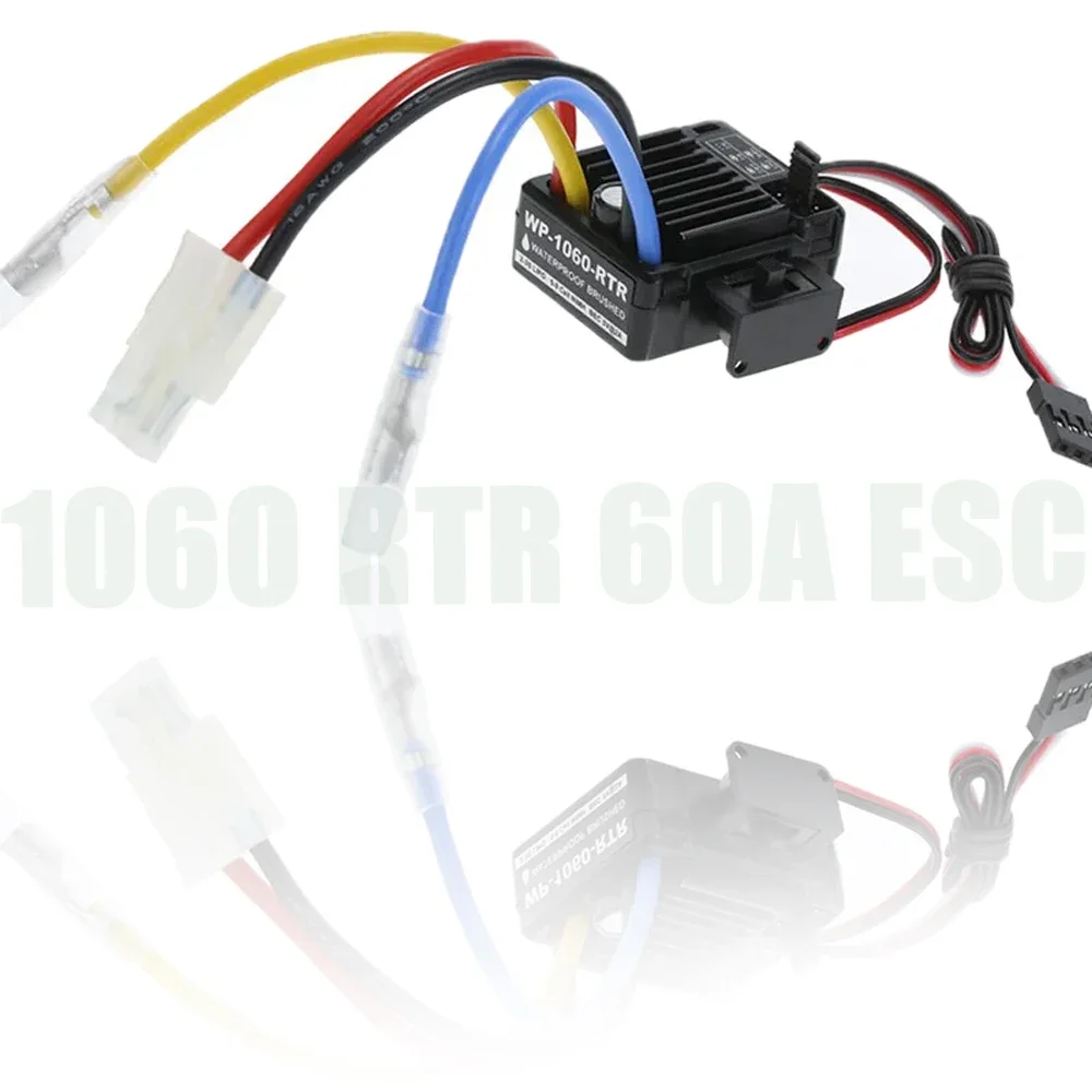 HobbyWing 1060  QuicRun RTR 60A ESC Brushed Electronic Speed Controller For 1:10 RC Car Axial SCX10