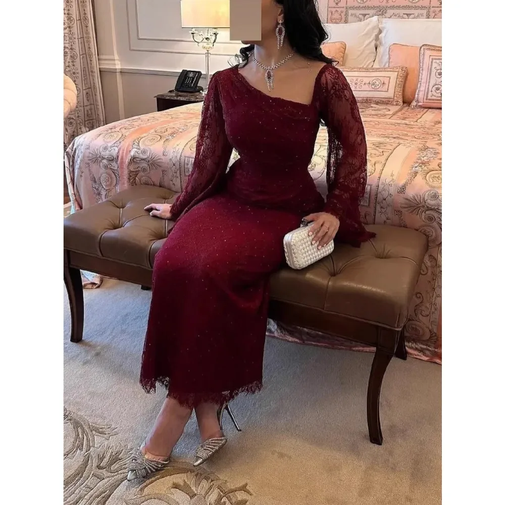India Turkey Party Abaya Dresses Women Wedding Evening Dress Lace Diamond Kaftan Robe Diamond Vestidos Largos  Morocco Caftan