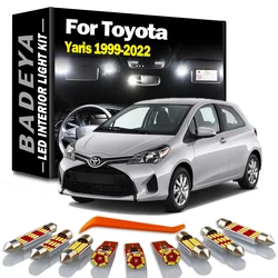 BADEYA Canbus LED Interior Map Dome Light Kit For Toyota Yaris 1999-2018 2019 2020 2021 2022 Vehicle Lamp Car Led Bulbs No Error