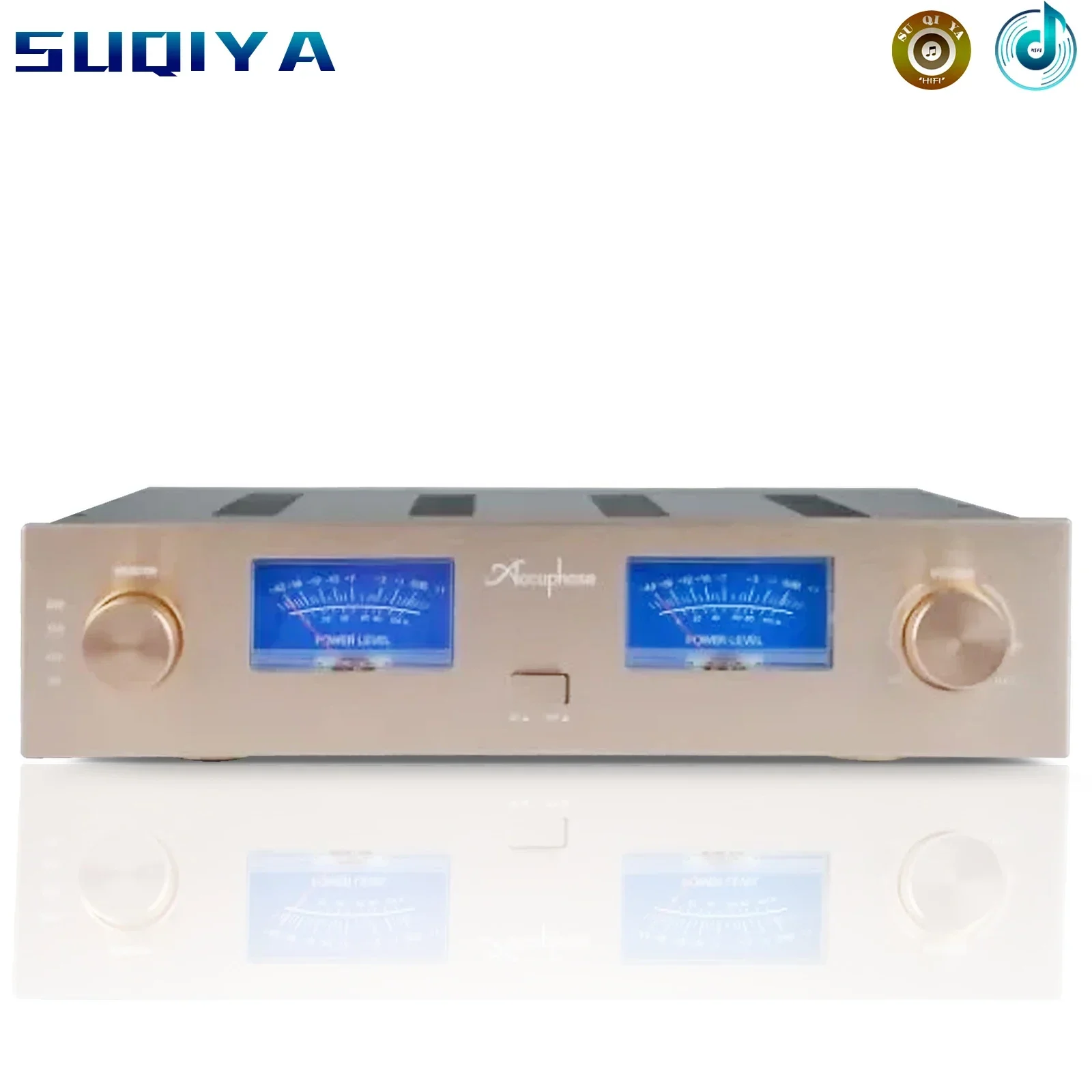 430*95*340mm AV Meter/Gold Panel/amplifier chassis /Merge Amplifier Chassis /Iron aluminum chassis/AMP case Enclosure/Box DIY
