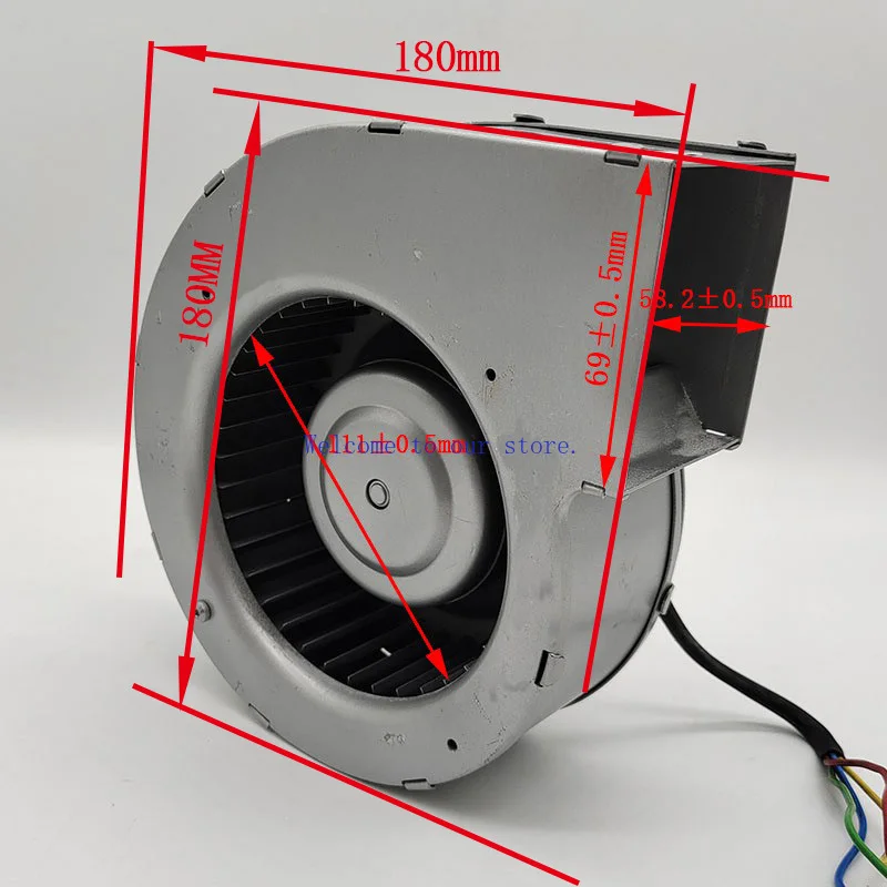 

For EBM 24V 45W Germany, Turbo Centrifugal DIY Air Purification Campfire Fan G1G133-DE19-15