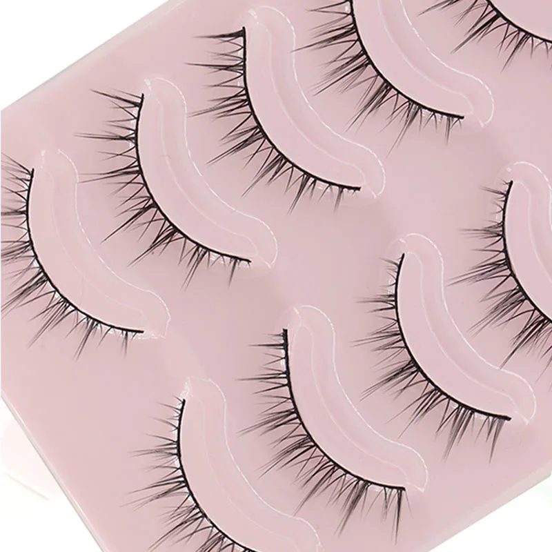 Natural False Eyelashes Simulation Slender intersect Little Devil Double Eyelid Comic Eye Lash Tool