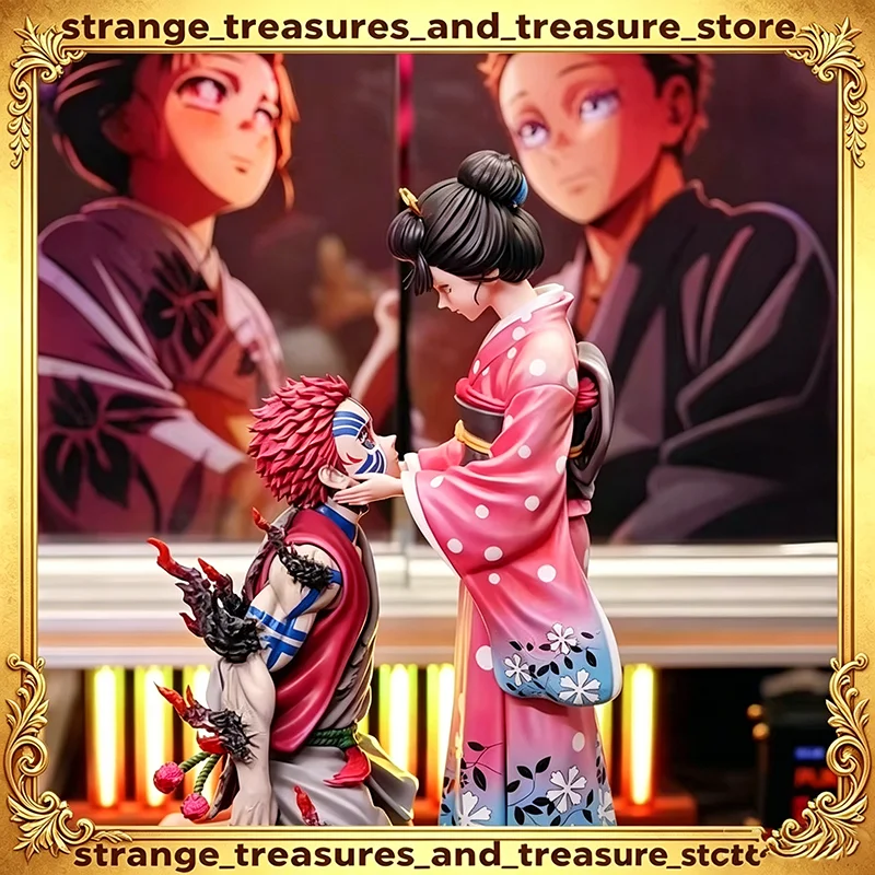 

In Stock 27cm Demon Slayer Akaza Koyuki Anime Figure Akaza Figurine Koyuki Figures Statue Decoration Collection Model Gift Toys
