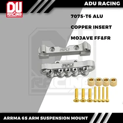 Soporte de suspensión delantera ADU RACING 7076-T6 para ARRMA 6S MOJAVE KRATON OUTCAST TALION