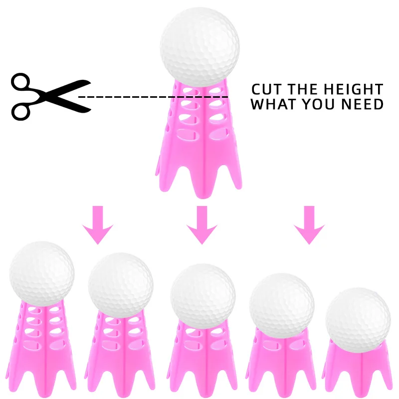 20Pc Golf Simulators Tee for Home Plastic Golf Mat Tee Practice Golf Tees Accessories Perfect for Winter Turf and Driving Range