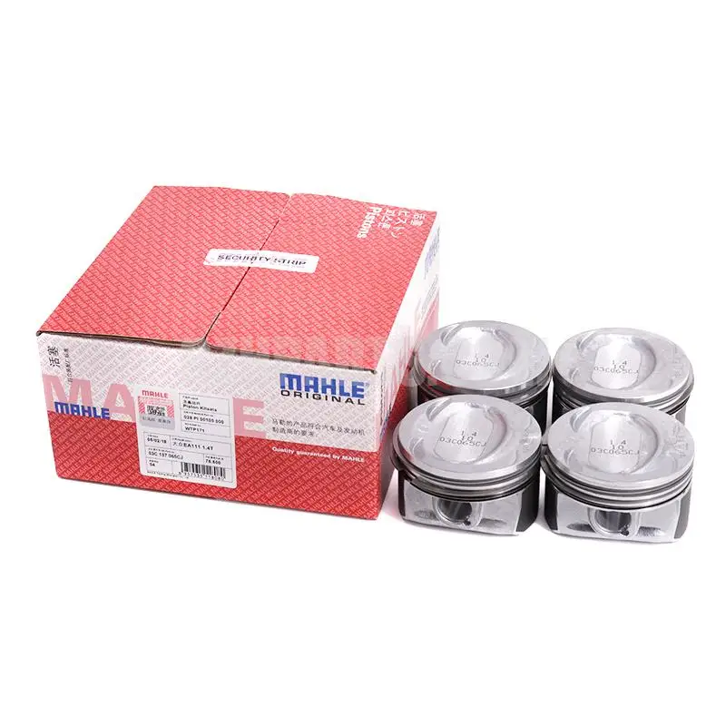 

MAHLE Piston WTP171/124301010102057 Lavida/New Passat/Touran/Tiguan/POLO/Magotan/Sagitar/Golf 6 1.4T is fitted with 03C107065BG/