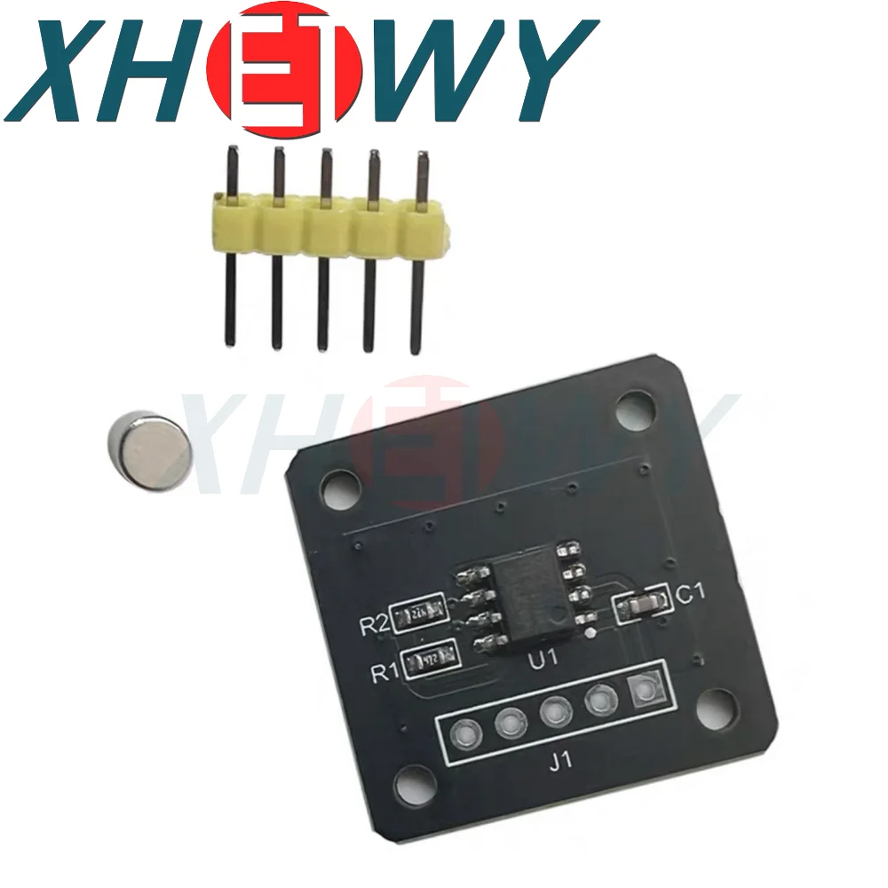 MT6701 magnetic encoder magnetic induction angle measurement sensor module 14bit high precision instead of AS5600