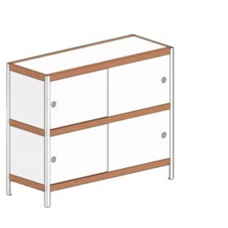 

Retro bookcase, sliding door, dining side, storage rack against the wall