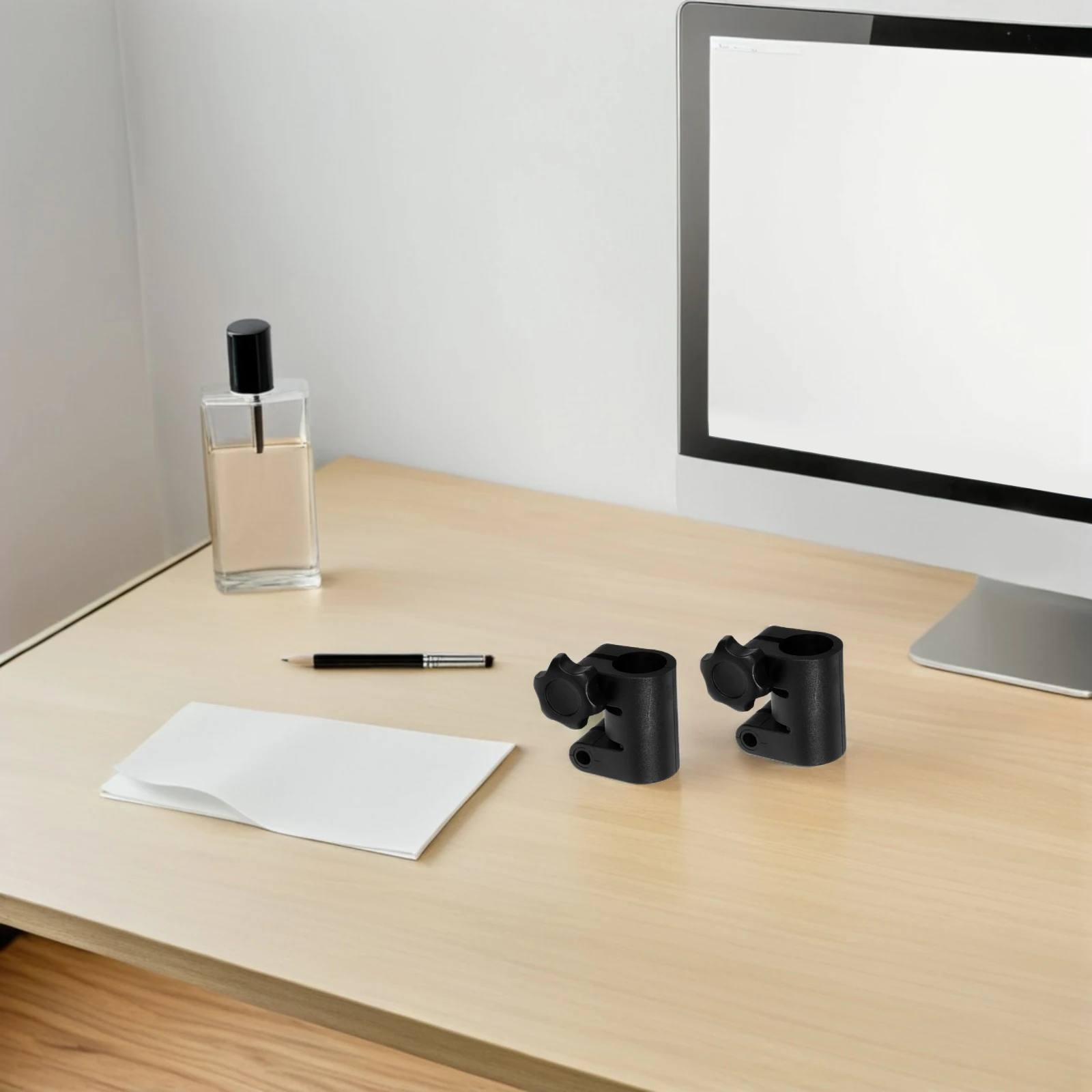 

4pcs 25Mm To 22Mm Telescopic Light Stand Mounting Clamp Quick Release Knob For Ring Lights Reflectors Studio Outdoor Photography