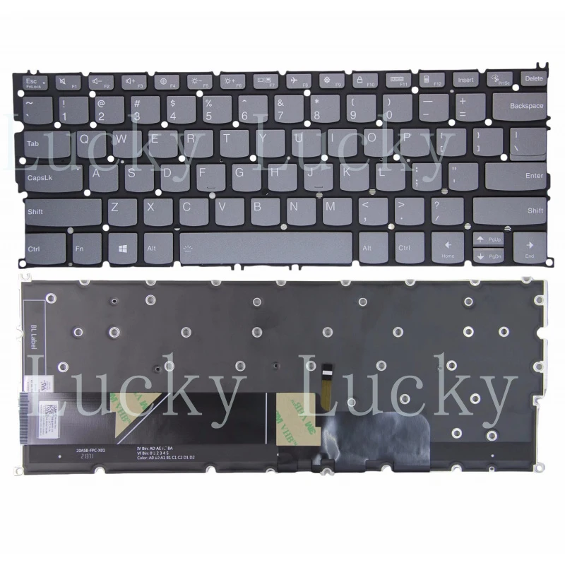 f New for LENOVO FLEX 5G 14Q8CX05 YOGA G5 2021 82AK Laptop US backlit keyboard