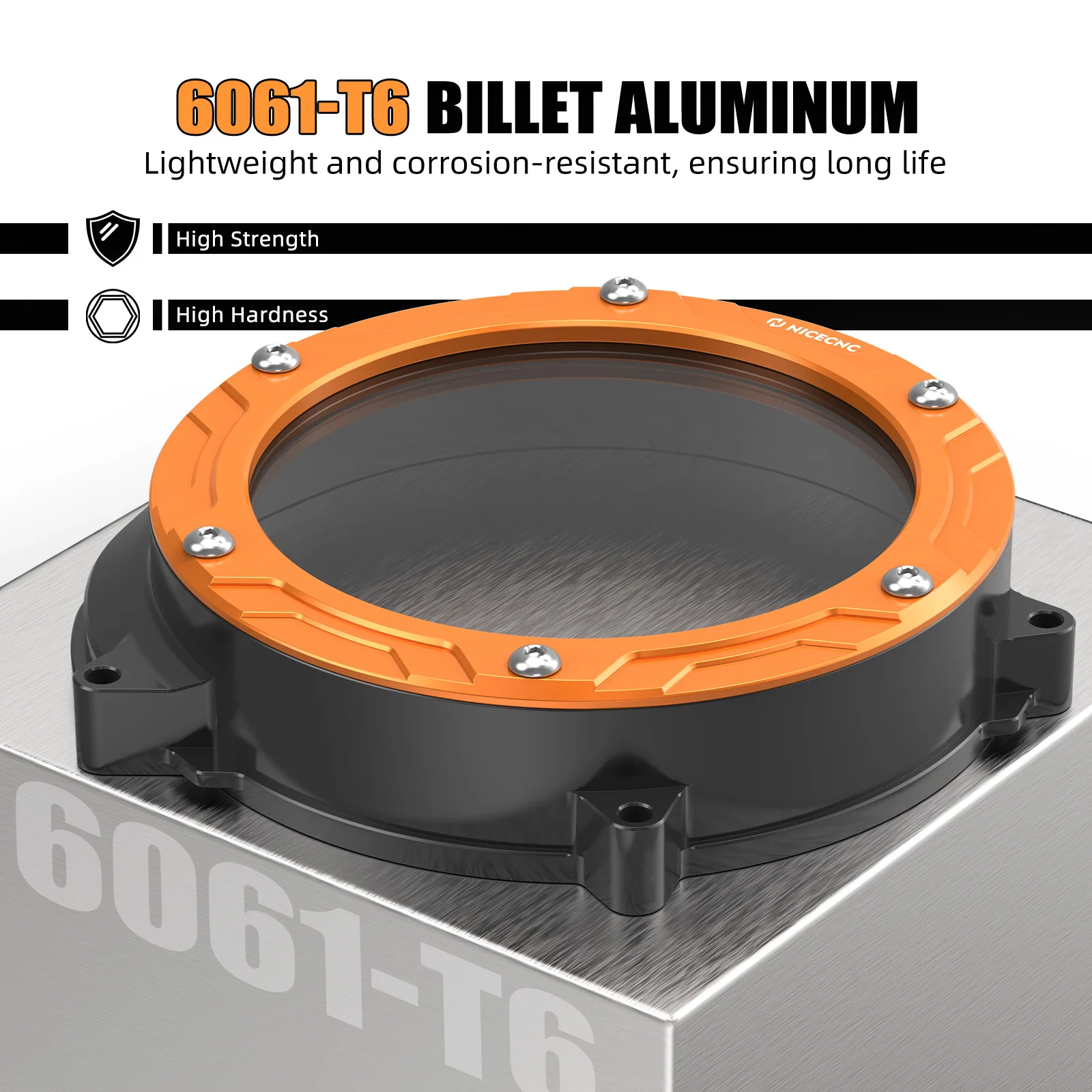 NICECNC Engine Clutch Cover Protector For KTM 1390 Super Duke 2024-2025 1390 Super Duke R 24-25 1390 Super Duke R EVO LC8 Engine