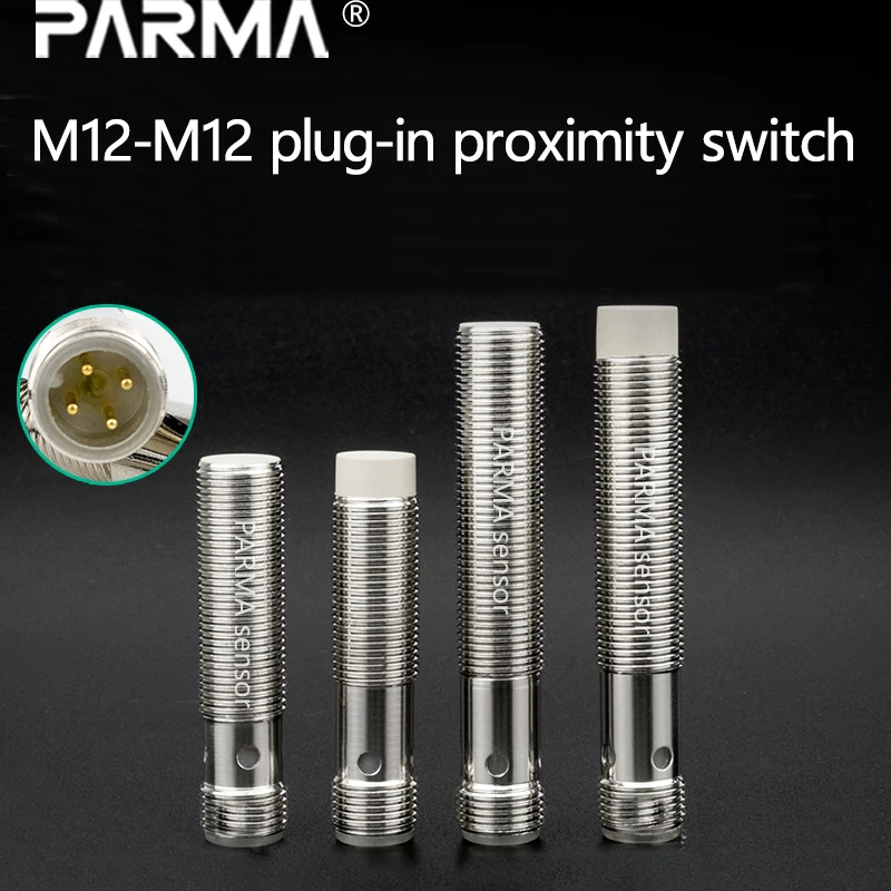 

M12 plug-in connector type 12mm diameter proximity switch sensor with aviation plug metal induction switch eye
