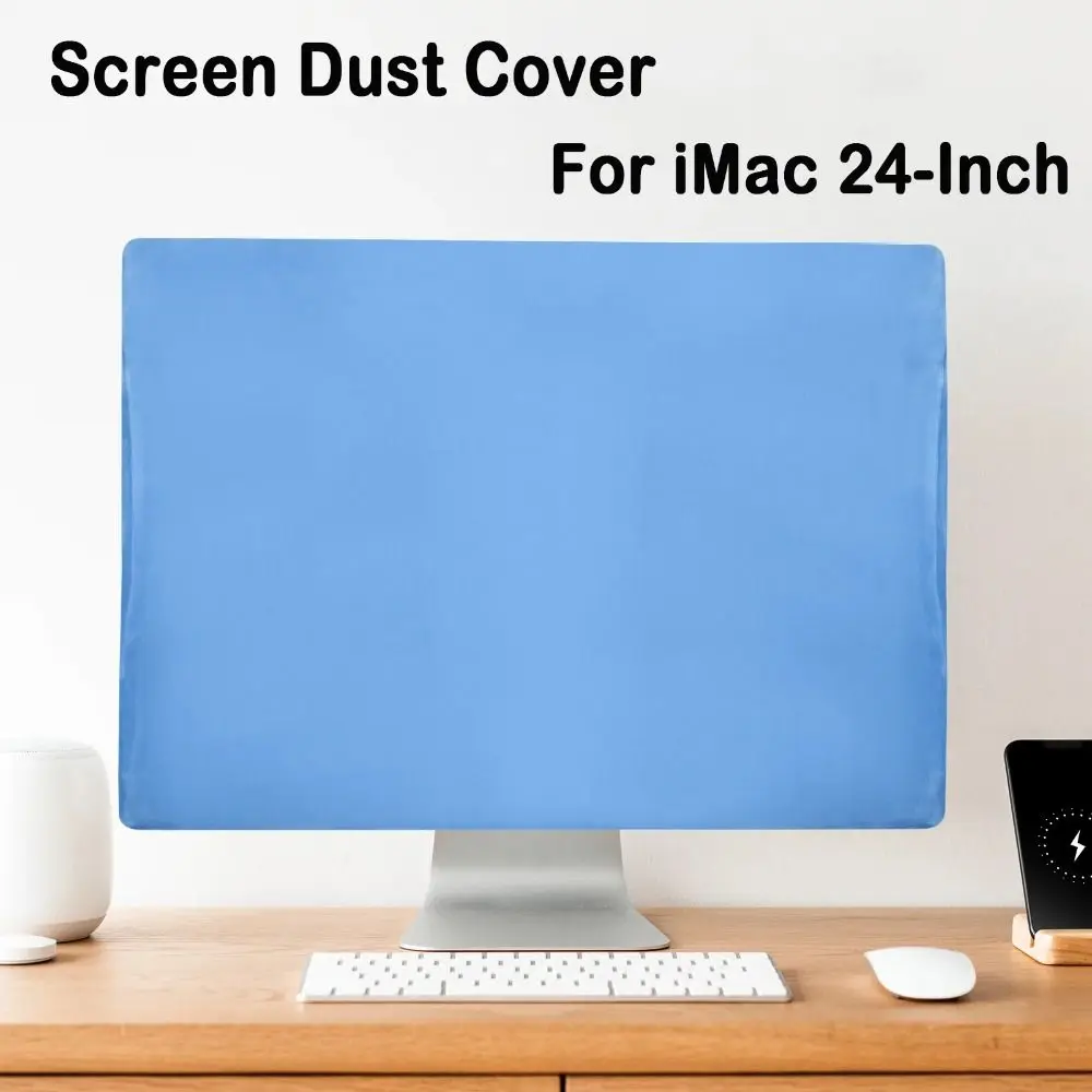 

Soft Nylon Screen Dust Cover Dustproof Anti-Scratch Protective Sleeve Durable Elastic Protector for iMac 24-Inch