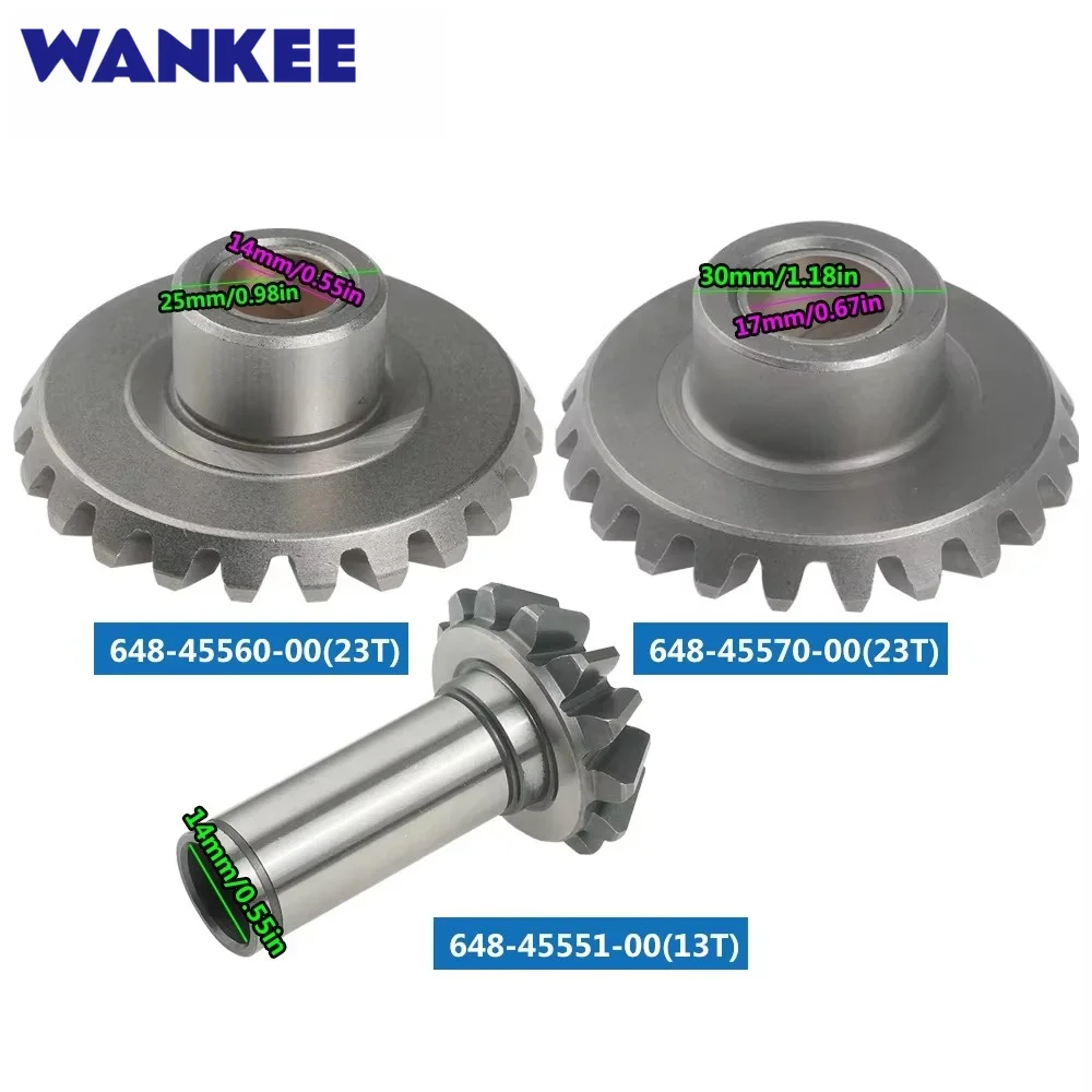 Gear Kit 648-45560 648-45570 648-45551 for Yamaha Outboard 25HP 2-Stroke C25 F25