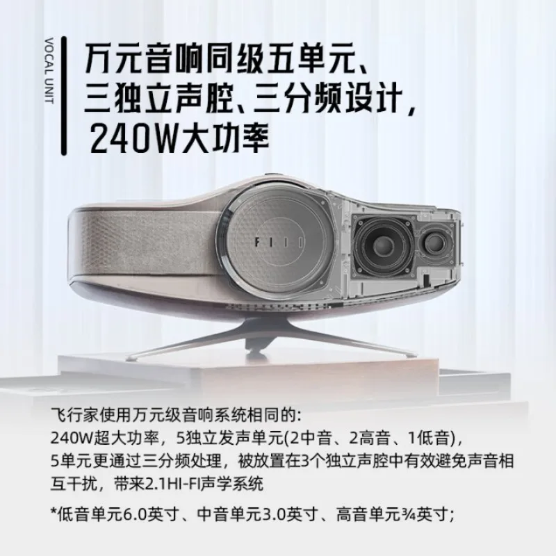 مكبر صوت بلوتوث حقيقي بدون فقدان بخمسة وحدات بتردد ثلاثي الاتجاهات هدية منزلية ستيريو منزلي ثقيل