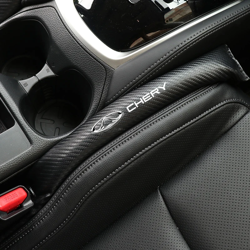 2 قطعة مقعد السيارة الفجوة شرائط عزل لشيري أومودا تيجو برو فولوين أريزو QQ الجلود القطن لينة مقعد الفجوة التوصيل قطاع سيارة الداخلية #2