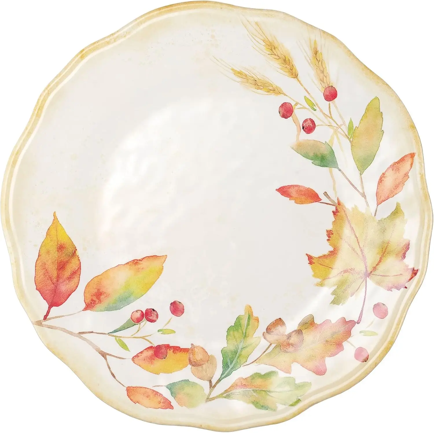 Ware 12-компонентные наборы столовой посуды из тыквы и меламина, набор уличной посуды, наборы тарелок и мисок, осенние украшения на День Благодарения, сервиз