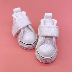 Tilda 3.6cm Fabric Doll Shoes For Blythe Doll Ob24 Toy Doll 1/8,Canvas Sneakers Shoes for EXO KPOP Stuffed Doll 1/6 Joint Body
