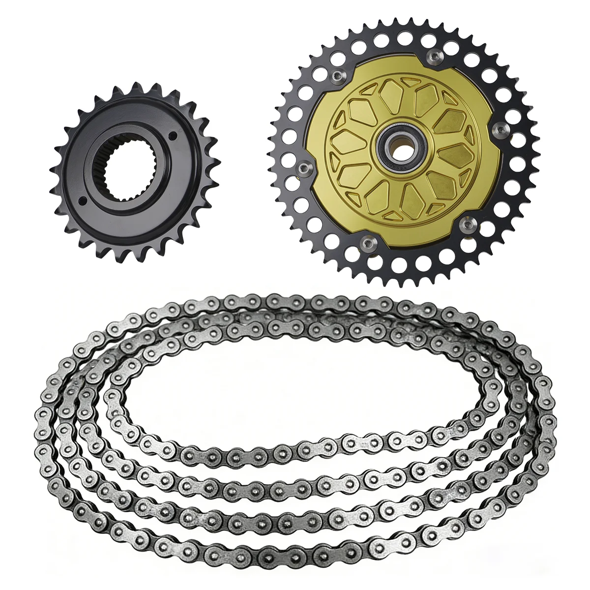 Motorcycle Bagger Chain Conversion Fit for 2024 Later Harley Touring Road Glide Street Glide