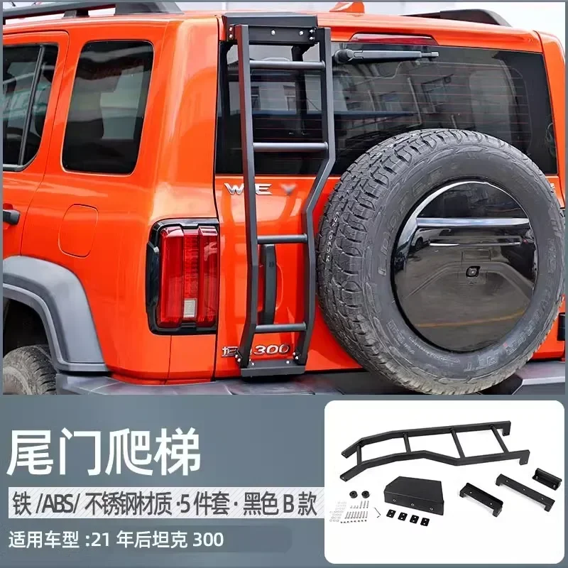 tailgate roof ladder  modification rear door, accessories