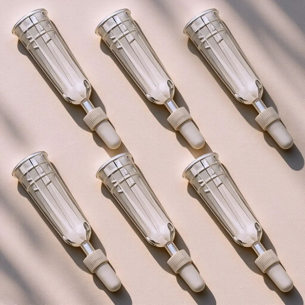 6Pcs Ampule Tips Tpe Material Precision Dispensing Applicator Caps for Use Ampoule Bottles Liquids Handling