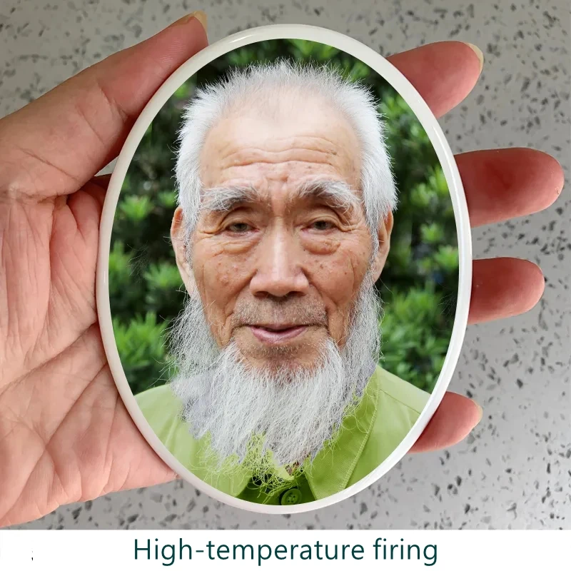Custom Your Photos Ceramic Pictures Porcelainization Pics Porcelain Statues Nostalgic Photography Tombstone Wedding Memorial