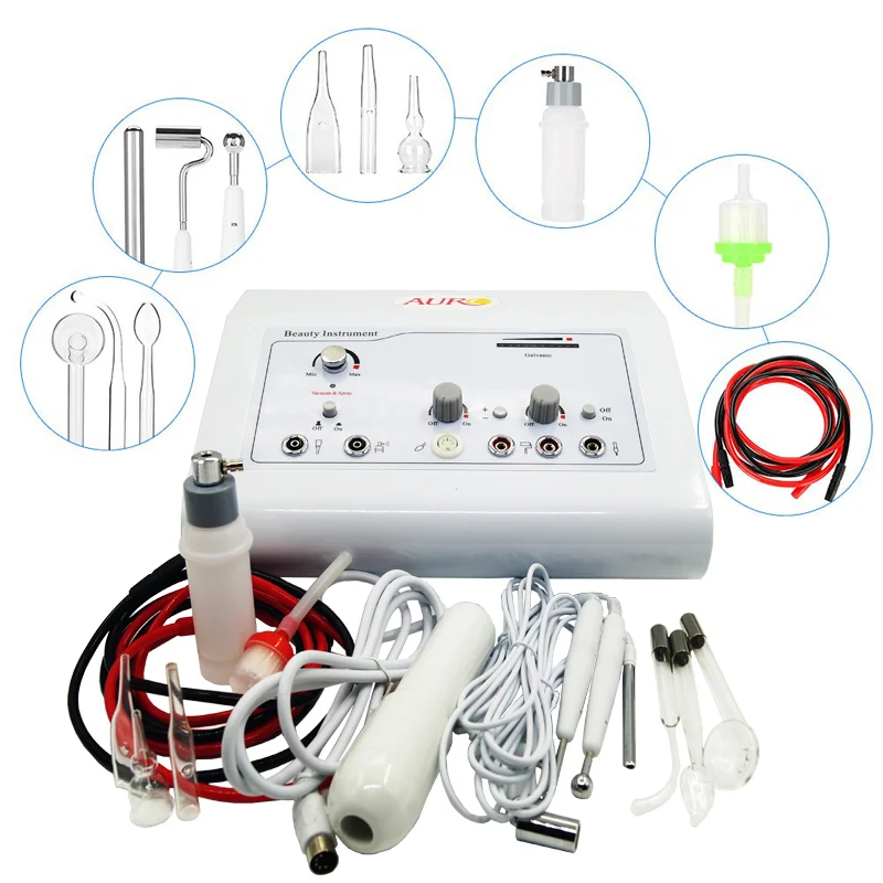 Auro Best Sale 4 in 1 Beauty Instrument Galvanic High Frequency Facial Machine Au-303A