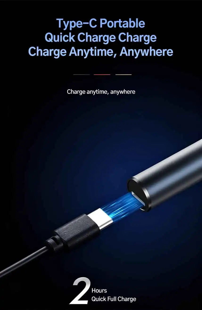 Rasoio elettrico per naso e orecchie rifinitore viso lavabile_voghion.com