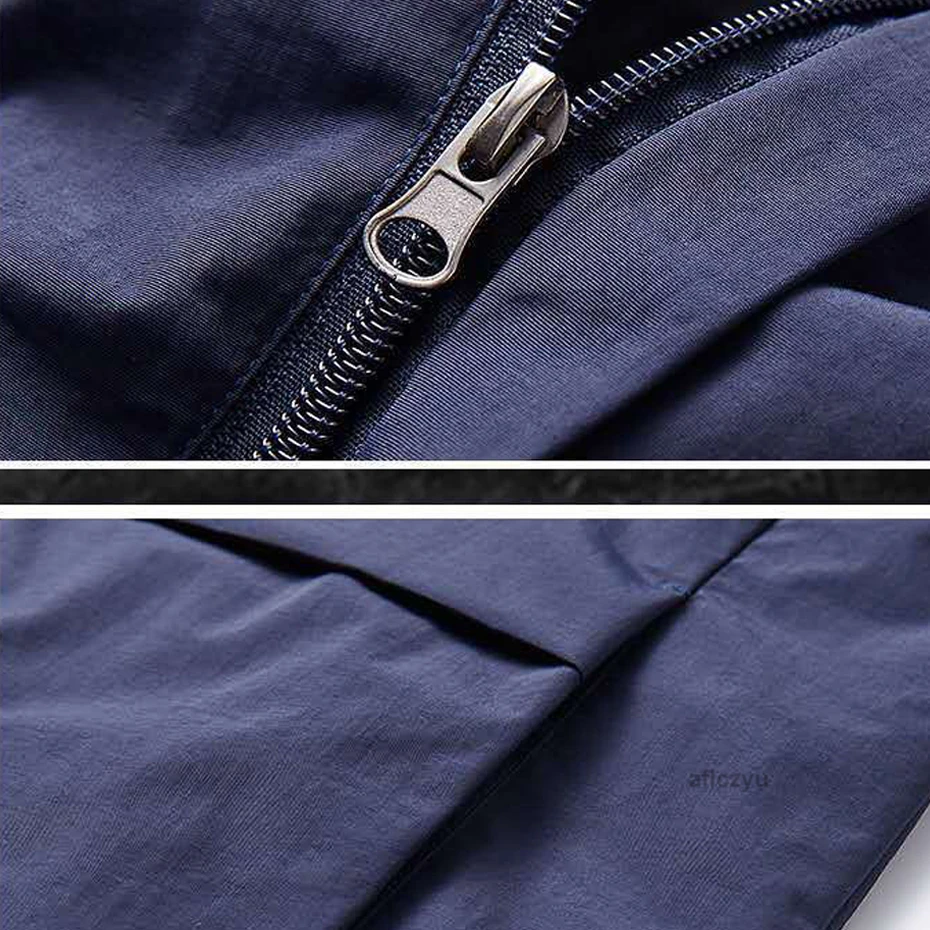 Spring Autumn Jacket Men Black Windbreaker Coat Male Fashion Casual Outerwear Outdoor