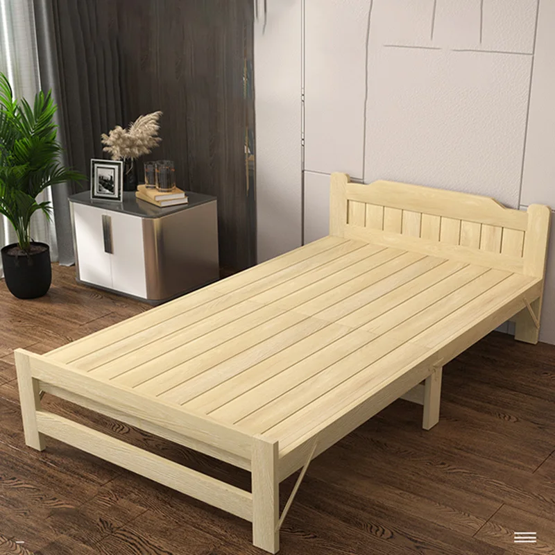 Nordic Double Kawaii Bed Wood Cheap Day Loft Living Room Bed Frame Adults Space Saving Camas Dormitorio Furnitures For Bedroom