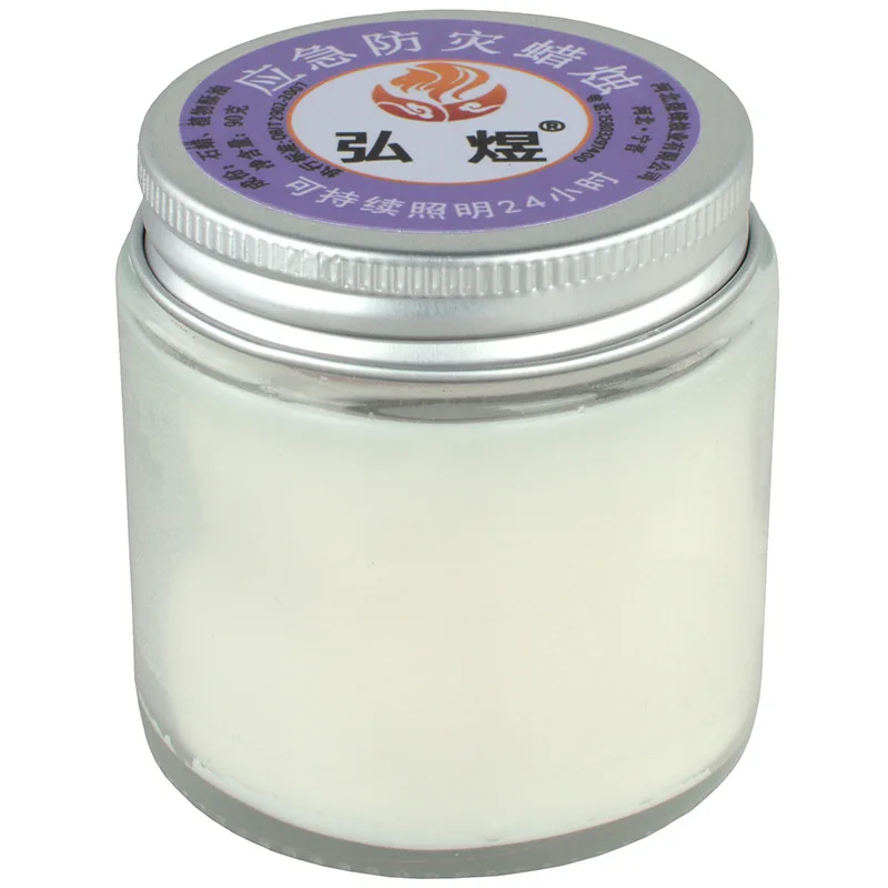 Candele di vetro Prevenzione di disastri di emergenza Illuminazione di sicurezza Tazze di candele Candele da esterno senza fumo e inodore per la casa