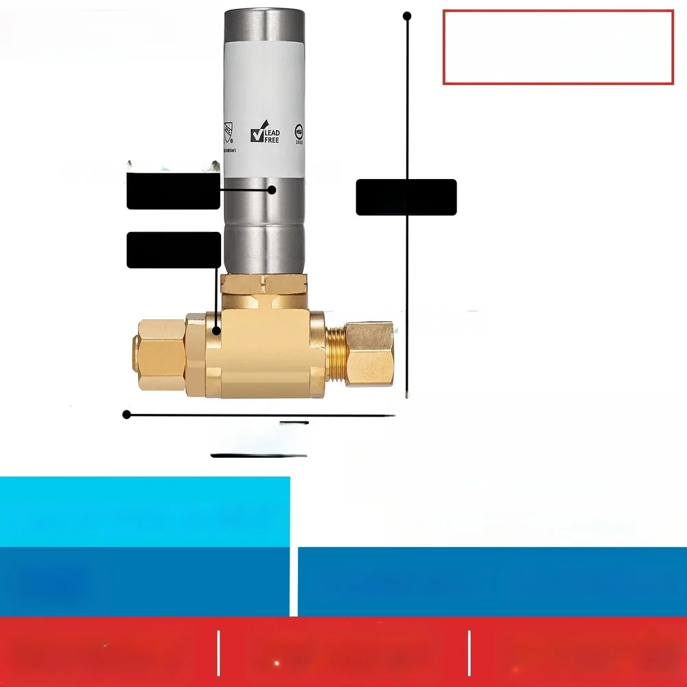 3/8 Inch Compression Faucet Toilet Water Hammer Thread Dishwasher Pipe Noise Stop Stainless Steel Water Hammer Arrestor