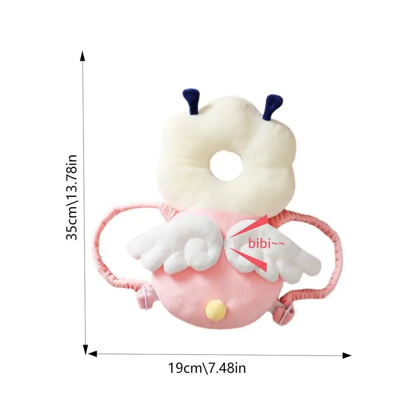 赤ちゃんのための漫画の保護バックパック,幼児のための安全パッド,落下防止,枕,保護