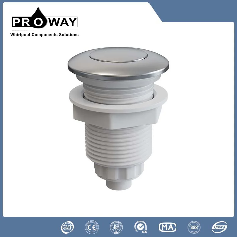 TLF ثلاث أيام الشحن ABS البلاستيك دوامة حوض الاستحمام التحكم في الهواء مفتاح الضغط زر الضغط الهوائي