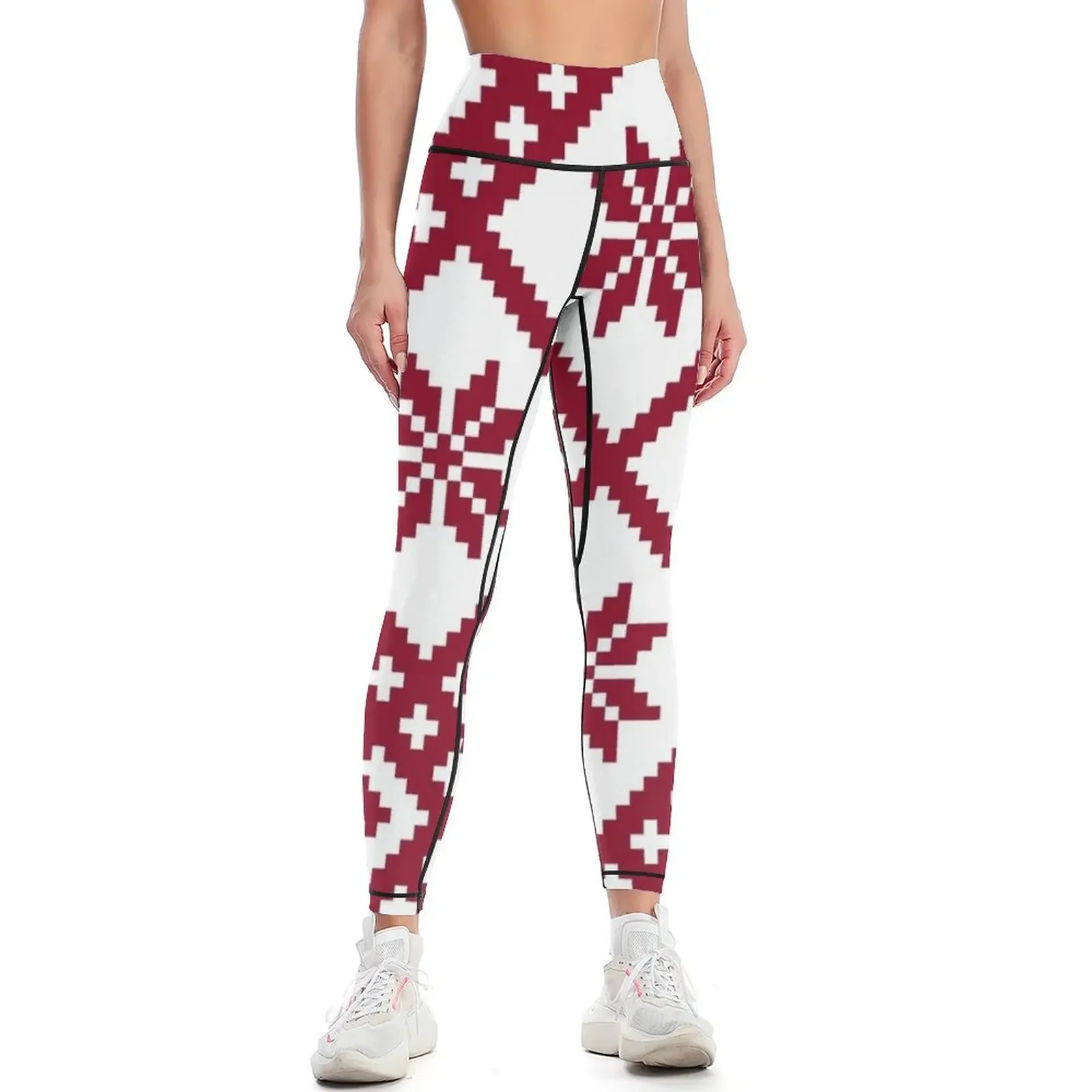 

Nordic Star Design Auseklis Leggings trousers Women's sports legings for fitness high waist Womens Leggings