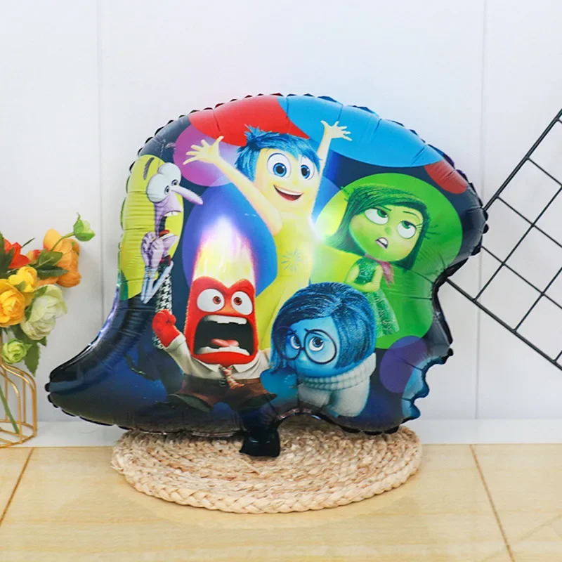 Anime Figure Inside Out 2 Aluminum Film Balloon Cartoon Boys and Girls Birthday Party Decoration Balloons Props Kids Toys Gifts