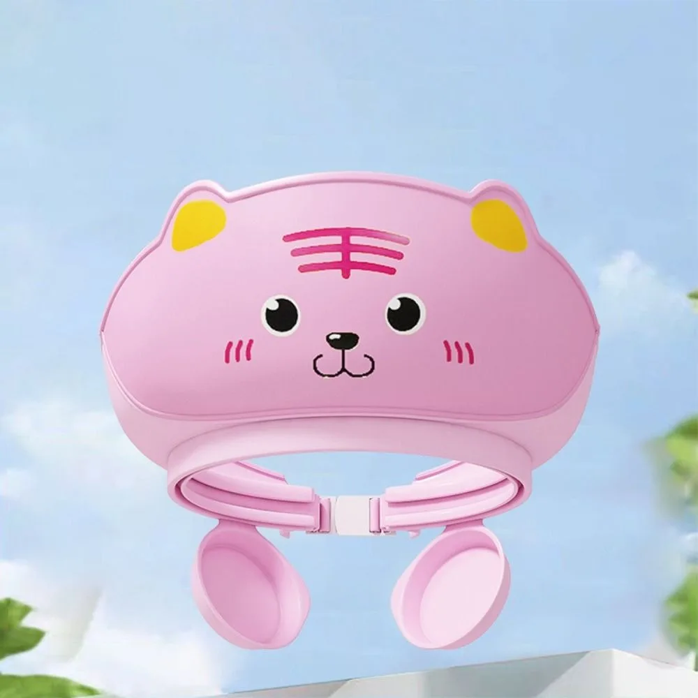 

Cute Animal Shape Baby Shower Cap Adjustable Eye Ear Protection Baby Shampoo Cap Waterproof Soft Children's Bath Cap