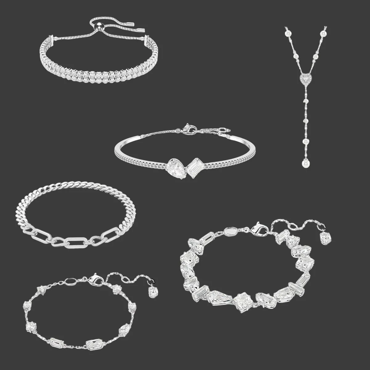 

2025 New Noble and Elegant s925 Silver Zircon Necklace Pendant for Daily Wearing, Party and Banquet Essential - Birthday Gift