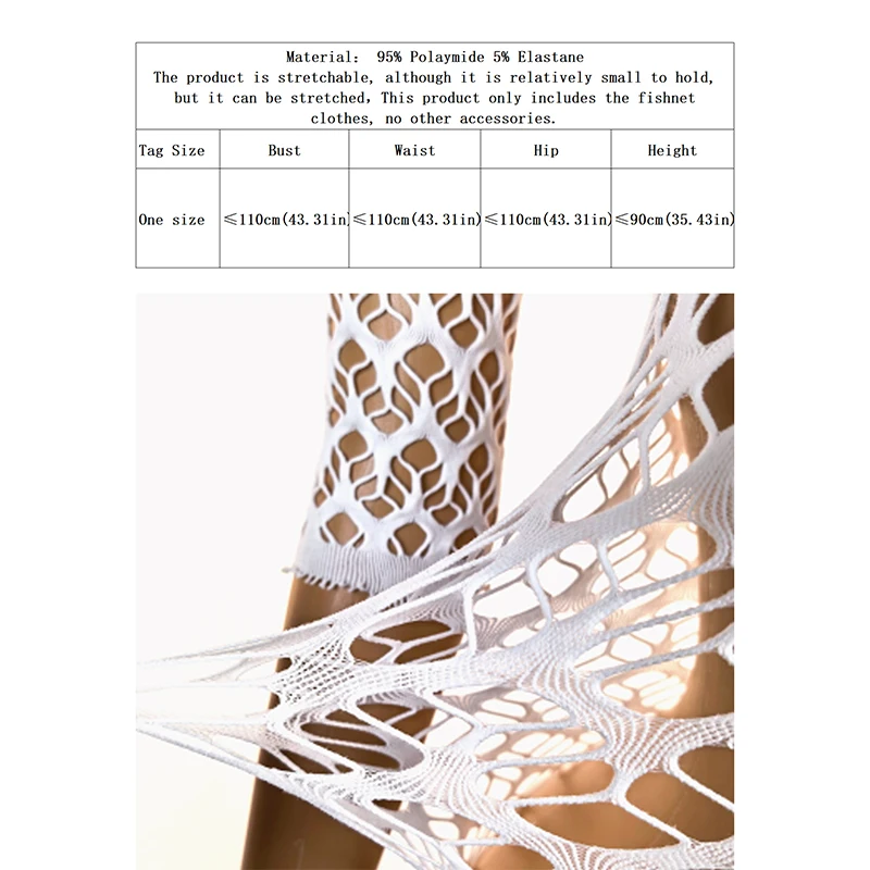 Women Summer Bodycon Top Long Sleeves Beach Cover Up Hollow Out Beachwear Without Underwear Sheer Mesh Fishnet Music festival image 4