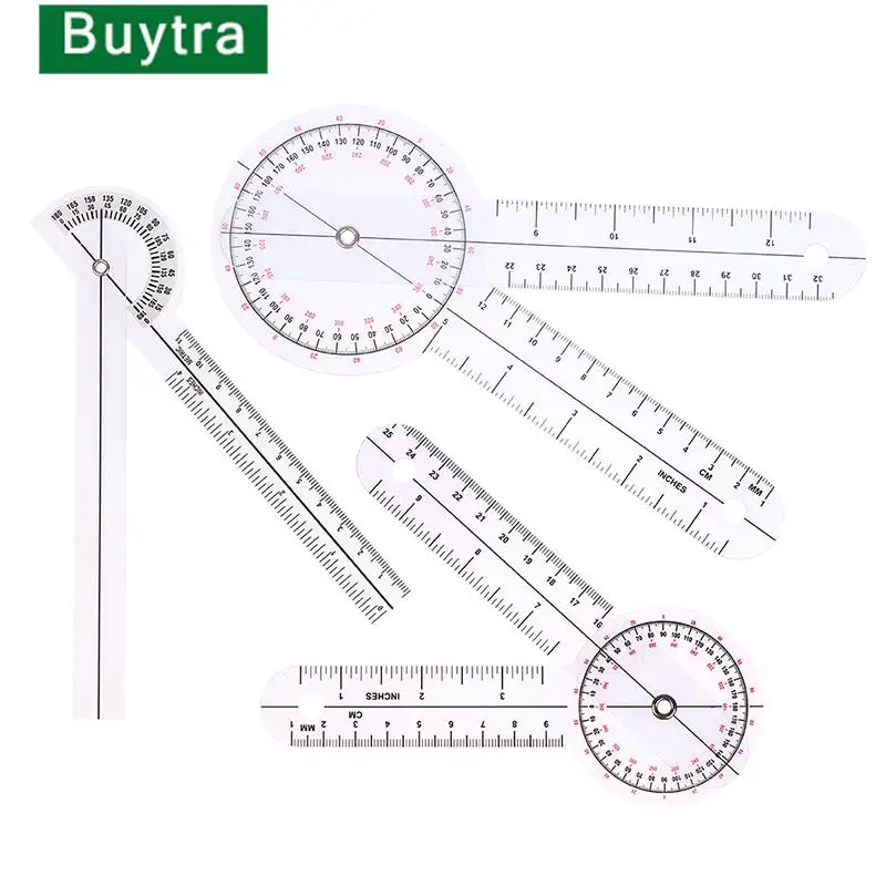 1pc 6/8Inch Goniometer Rule Medical Joint Ruler Calibrated Orthopedics Angle Rule