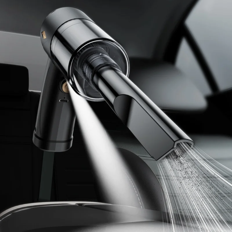 Powerful Cordless Handheld Vacuum, USB Rechargeable, Lightweight Design for Car, Home, Pet Hair, Dust, and Debris Cleaning