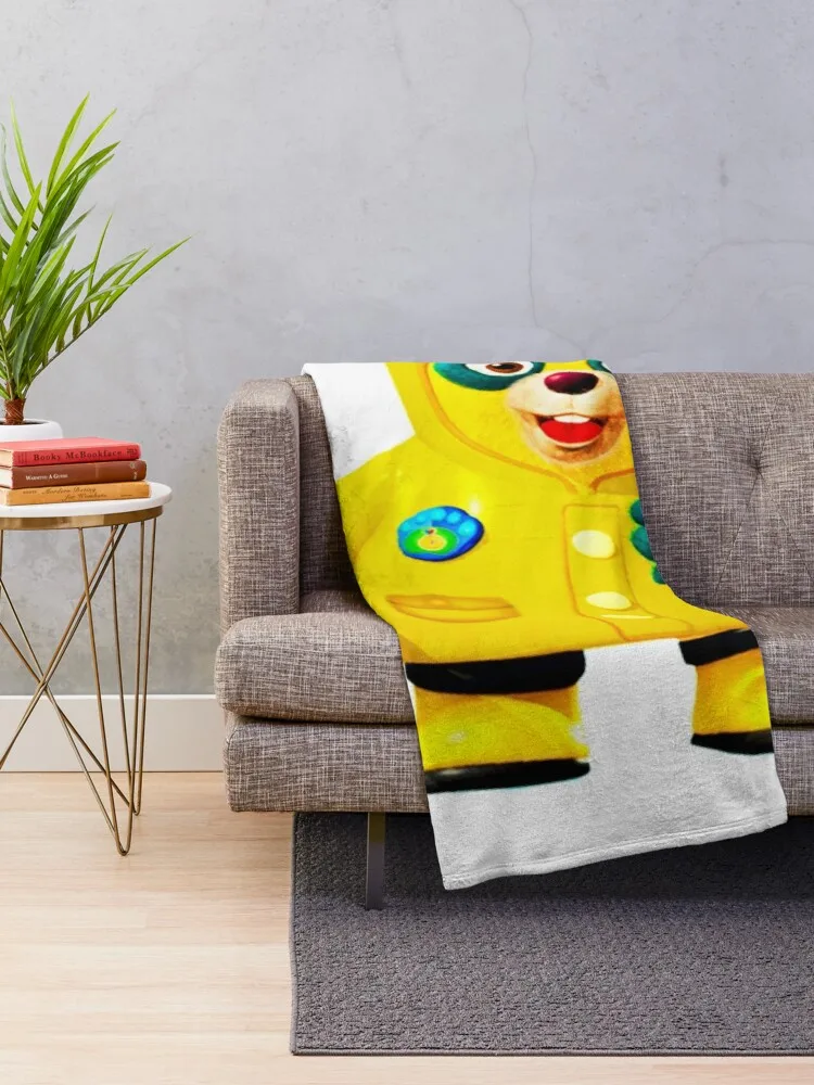 Special Agent Oso bear gift for fans Throw Blanket Fur Throw Blanket